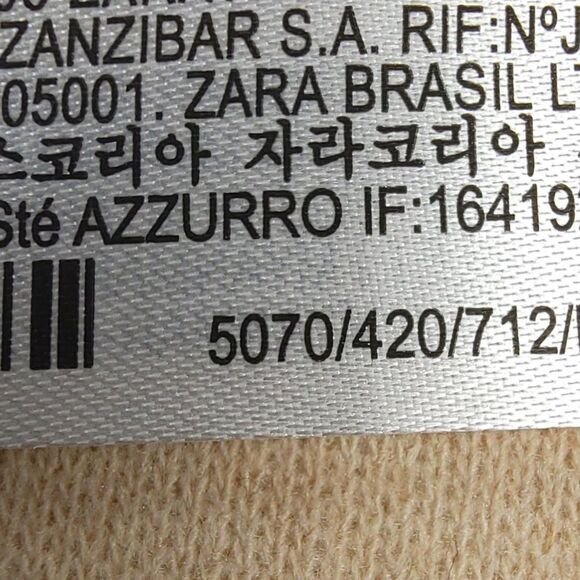 ZARA Long Lapel Collar Open Front Blanket Trench Midi Coat Cream Womens Medium - Picture 5 of 6